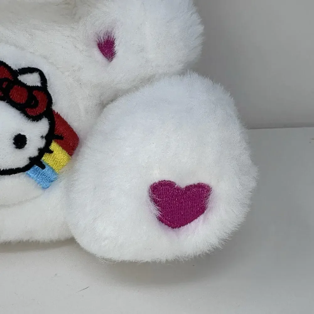 Sanrio X Carebear Collaboration plush Bear Hello Kitty